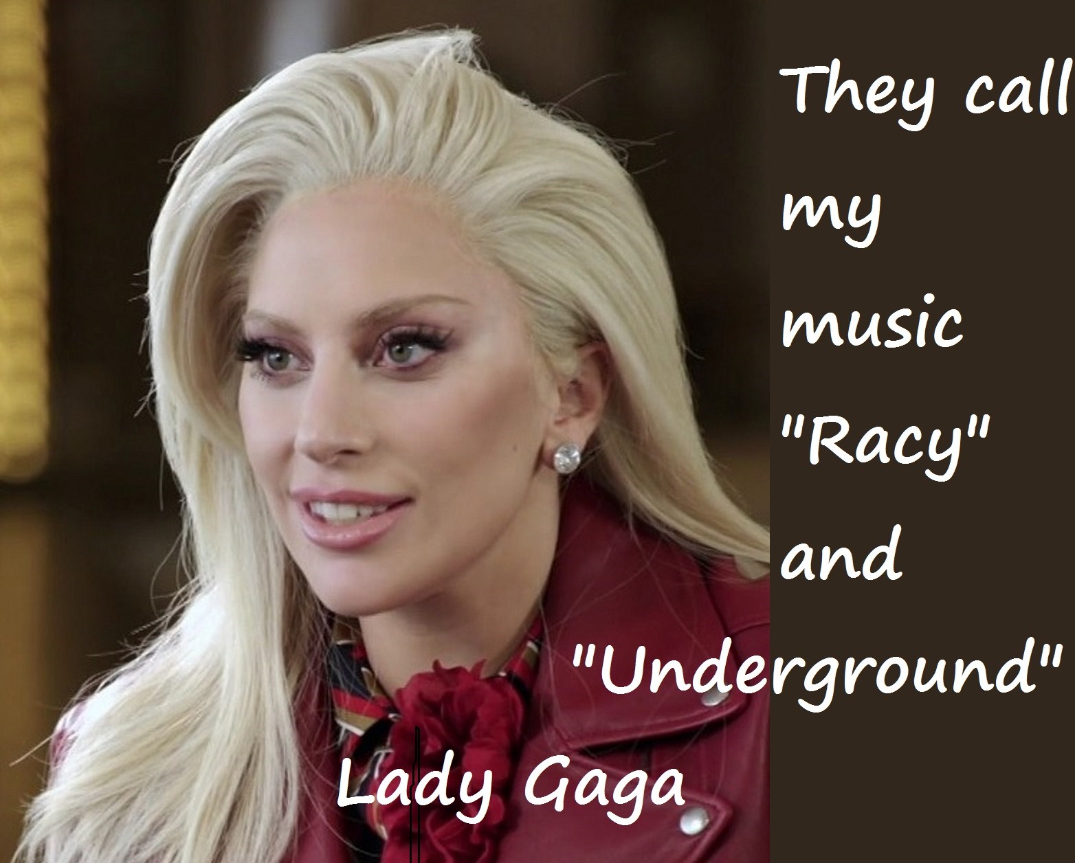 Lady Gaga: They call my music \