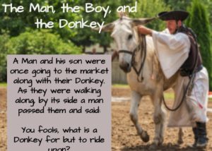 Short story, short stories with moral, shortest stories with moral, short stories for kids, The man, the boy and the donkey